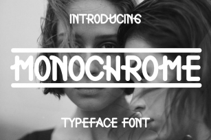 Monochrome - Display Font Font Download