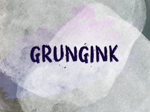 G Grungink Font Download
