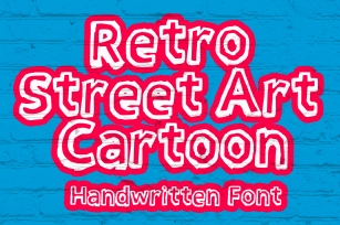 Retro Street Art Cartoon Font Download