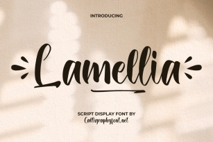 Lamellia Font Download