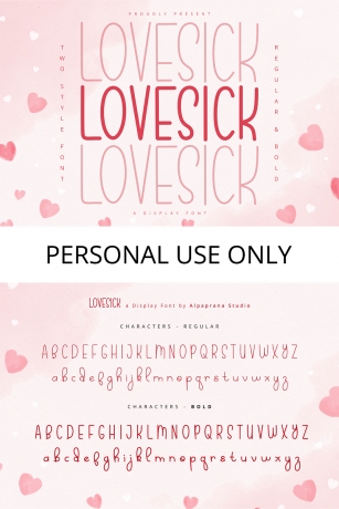 Lovesick Font Download