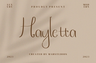 Hayletta Font Download