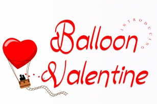 Balloon Valentine Font Download