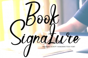 Book Signature Font Download
