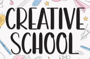 Creative School Font Download