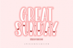 Great Sunday - A Display Font Font Download