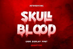 Skull Blood Font Download