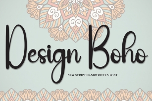 Design Boho Font Download