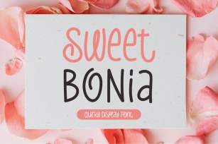 Sweet Bonia - A Display Font Font Download