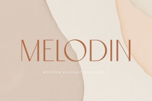 Melodin // Modern Elegant Sans Serif Font Download