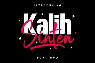 Kalih Sinten - Font Duo Font Download