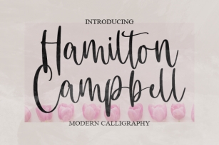 Hamilton Campbell Font Download