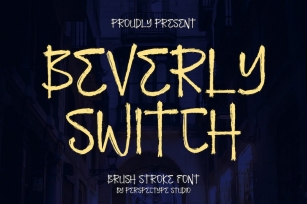 Beverly Switch Brush Stroke Font Font Download