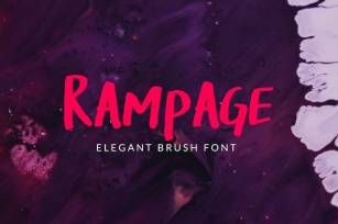 Rampage brush Font Font Download