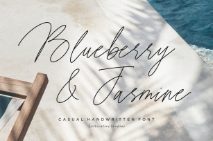 Blueberry and Jasmine Font Download