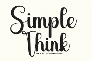 Simple Think Font Download