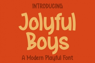 Jolyful Boys - A Modern Playful Font Font Download