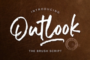 Outlook - Brush Script Font Download