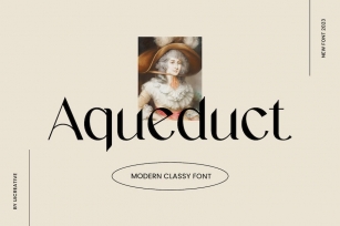 Aqueduct Modern Classy Serif Font Font Download
