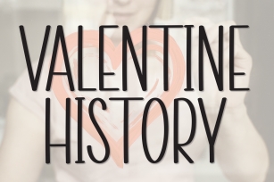 Valentine History Font Download