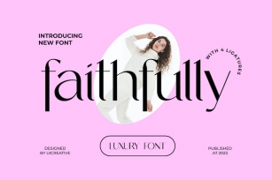 Faithfully Luxury Serif Font Font Download