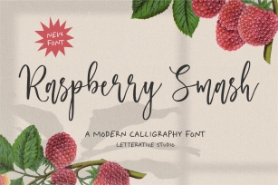 Raspberry Smash Font Download