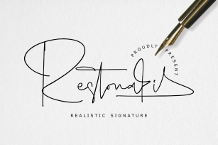 Restonasi Font Download