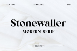 Stonewaller Modern Display Serif Font Font Download