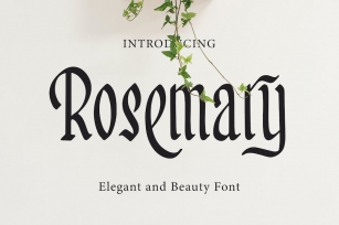 Rosemary - Elegant And Beauty Font Font Download