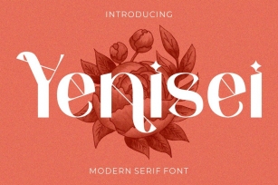 Yenisei - Modern Serif Font Font Download