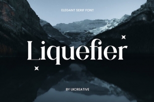 Liquefier Elegant Serif Font Font Download