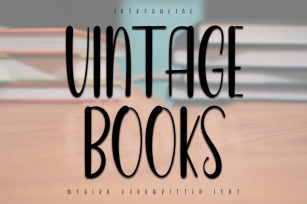 Vintage Books Font Download