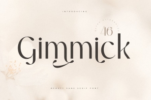 Gimmick - Beauty Sans Serif Font Font Download