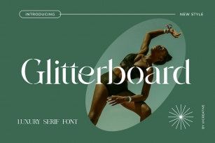 Glitteboard Luxury Serif Font Font Download