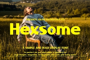 Hexsome - Display Font Font Download