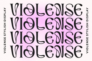 Violense - Stylish Display Font Font Download