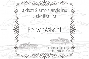 BeTwinAsBoat Font Download