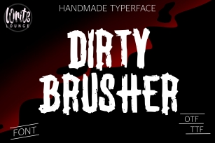 Dirty Brusher Font Download