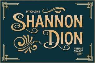 Shannon Dion Font Download