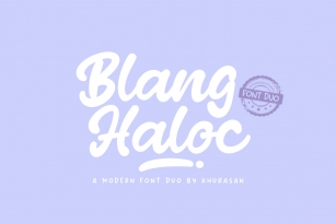 Blang Haloc Font Download