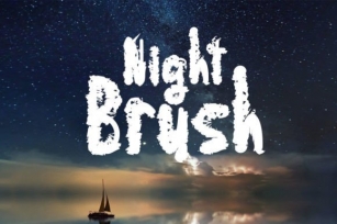 Night Brush Font Download