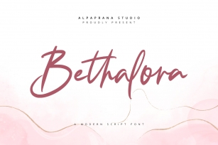 Bethalora Font Download