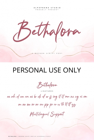 Bethalora Font Download