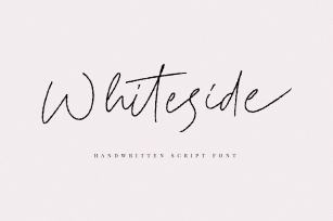 Whiteside Font Download