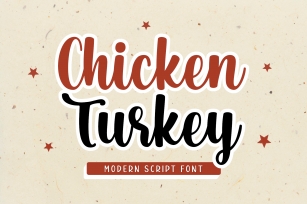 Chicken Turkey Font Download