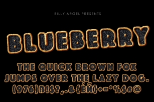 BLUEBERRY PIE Font Download