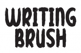 Writing Brush Font Download