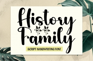 History Family Font Download