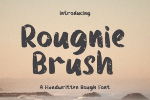 Rougnie Brush Font Download