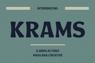 Krams Font Download